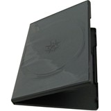 PLY1154-DVD BOX QUER 9MM DOUBLE BLACK HQ 10BUC