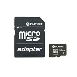 PLYMSD16GPLA- MICRO SD CARD 16GB CLS. 6 CU ADAPTOR PLATINET