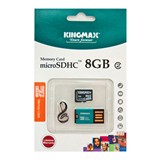 PLYMSD8GAD- MICRO SD CARD 8GB CU ADAPTOR USB KINGMAX