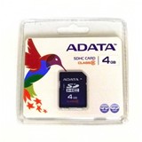 PLYSD4GADATA-SD CARD 4GB SDHC CL6 ADATA