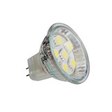 ZAR2034- LED MR11 SOCLU G4 6 LED 12V ALB RECE