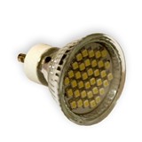 ZAR0162- BEC 36 LED SMD GU10 ALB CALD 220V