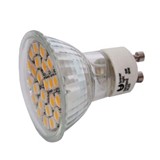 ZAR2006- LED GU10 SMD5050 24LED ALB CALD