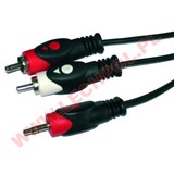 KPO3423A-5- CABLU 3.5 - 2 RCA 5M