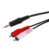 KPO2747-7.5-CABLU JACK 3.5 -2RCA 7.5M