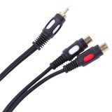 KPO3870- CABLU 1RCA TATA - 2 RCA MAMA 25CM
