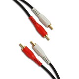 KPO2613A-3-CABLU 2RCA-2RCA 3M 4MM NEGRU