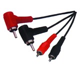 KPO2662-3-CABLU 2RCA-2RCA 3M MUFA 90GR-MUFA DREAPTA