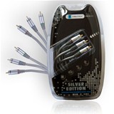 KPO3853-1.8-CABLU 3RCA-3RCA 1.8M SILVER EDITION