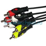 KPO3421A-5-CABLU 3RCA-3RCA 5M