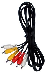 KPO2664-1.5-CABLU 3XRCA-3XRCA 1,5M STANDARD