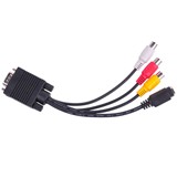 KPO3885-CABLU VGA - S-VIDEO + 3X RCA MAMA