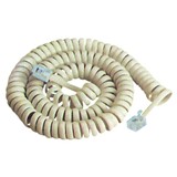 TEL0032F-4.2-CABLU TELEFONIC SPIRALAT 4.2M ALB