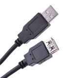 KPO2783A-0.6-CABLU PRELUNGIRE USB 2.0 A TATA-MAMA 0.6M N