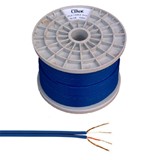 KAB0204-CABLU 2RCA 3MM ALBASTRU ROLA
