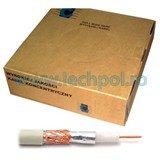 KAB0026F-CABLU COAXIAL CU RG59U ALB 200M