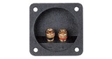 GNI0240- CONECTOR BOXA 2 TERMINALE GOLD