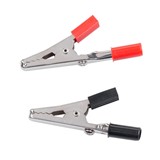 KRO0395- CROCODILI MEDII ROSU / NEGRU SET 100B