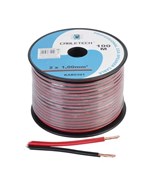 KAB0391-CABLU DIFUZOR CCA 2X1.00MM ROSU/NEGRU 100M