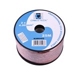 KAB0402-CABLU DIFUZOR CCA 2X4.0MM ROSU/NEGRU 25M