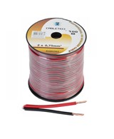 KAB0383-CABLU DIFUZOR CUPRU 2X0.75MM ROSU/NEGRU 100M
