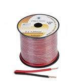 KAB0385-CABLU DIFUZOR CUPRU 2X1.50MM ROSU/NEGRU 100M