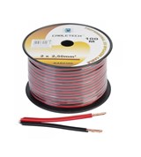 KAB0386- CABLU DIFUZOR CUPRU 2X2.50MM ROSU/NEGRU 100M