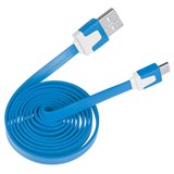 GSM0461 - CABLU USB - MICRO USB PLAT ALBASTRU