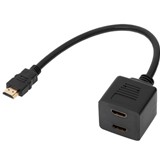 ZLA0791- ADAPTOR HDMI TATA - 2 HDMI MAMA 30CM